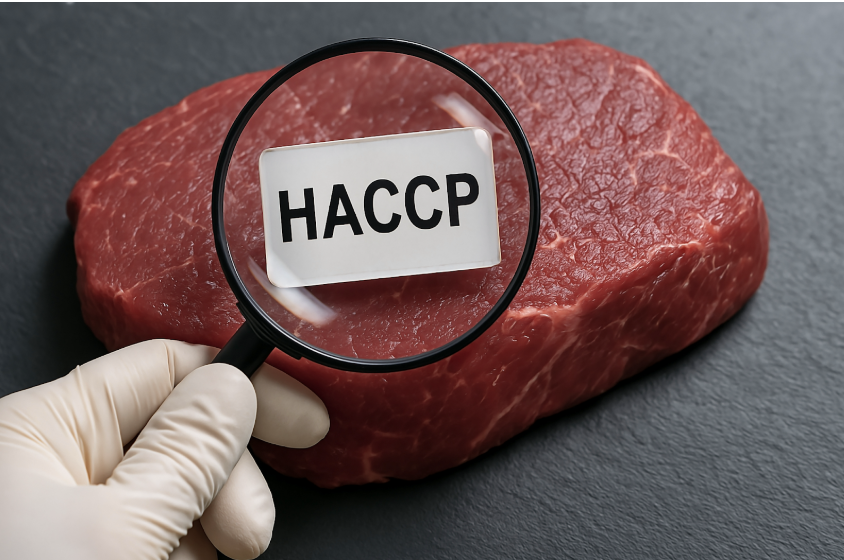 HACCP inspection on meat